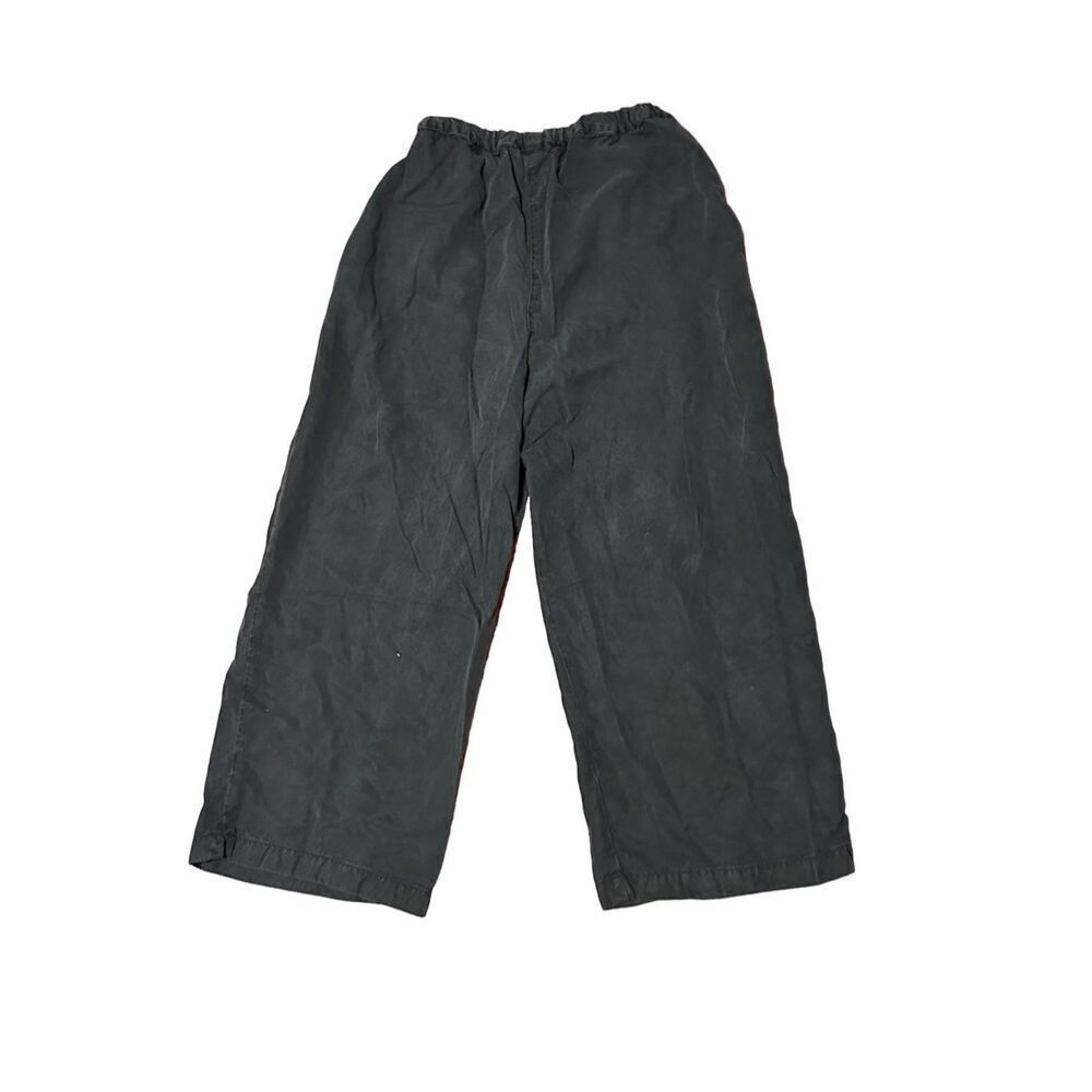RARE Vintage Gerties 100% lyocell Cropped wide Leg Pants Women's olive colored W